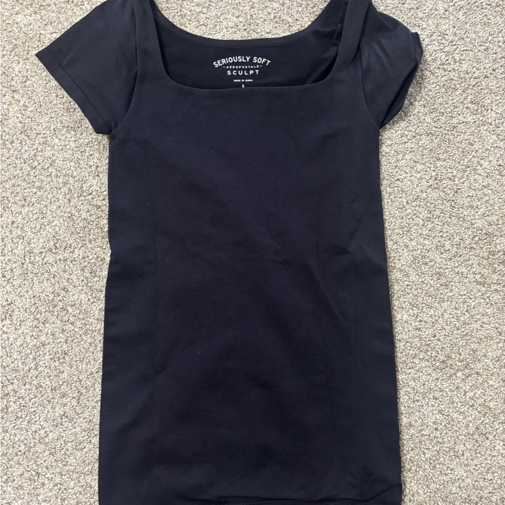 Aeropostale Black Women's Top S